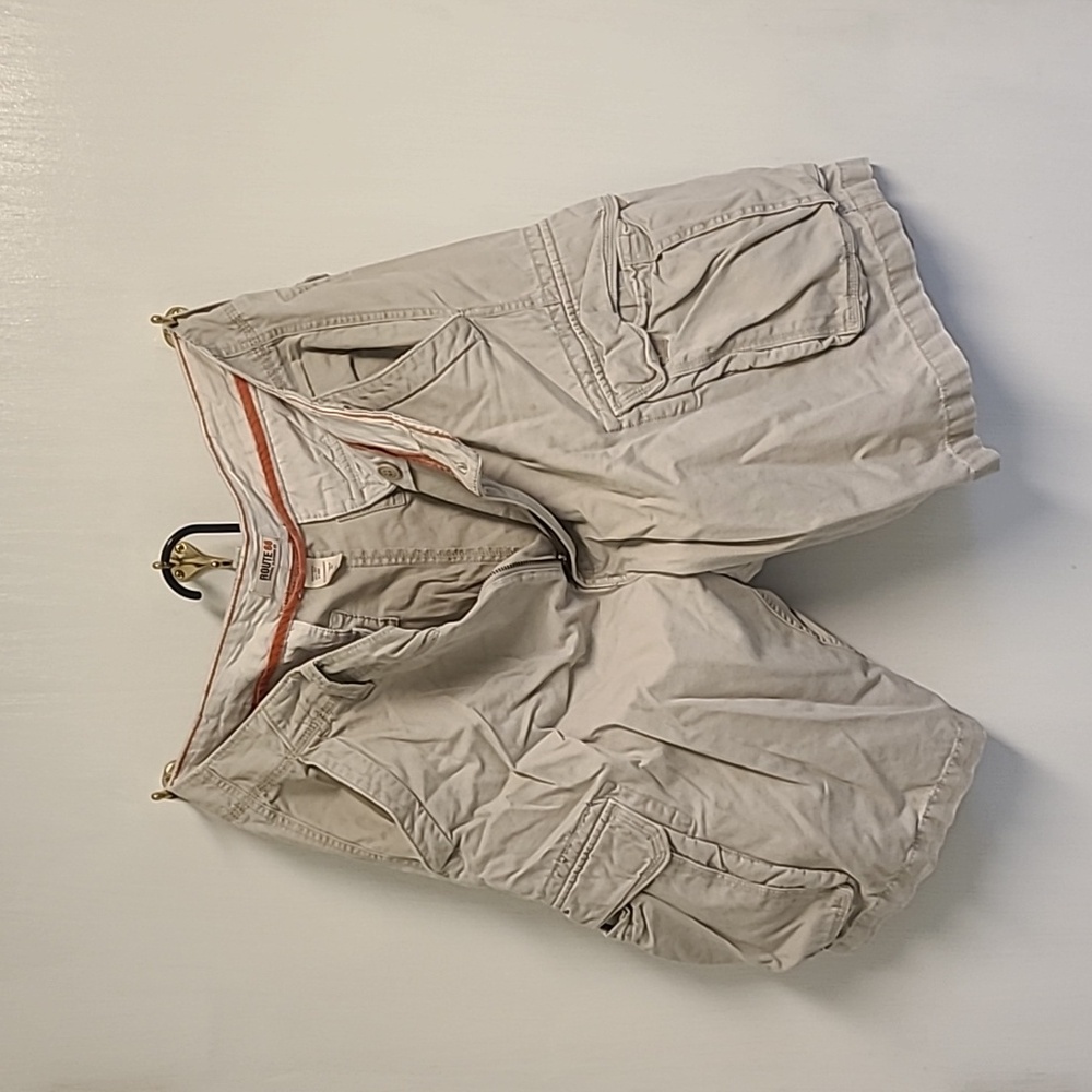Route 66 Tan Cargo Shorts 38